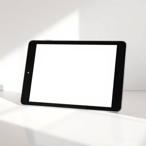 UX design wireframe on a tablet